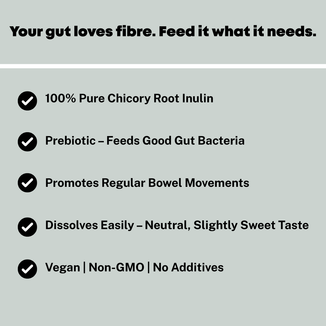 100% Inulin Fibre - Prebiotic